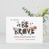 Wees moedig en goed Wenskaart (Staand voorkant)