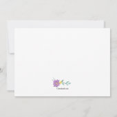 Wees moedig en goed Wenskaart (Achterkant)