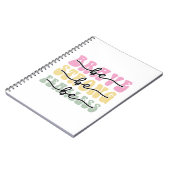 Wees moedig en wees onbevreesd notitieboek (Linkerzijde)