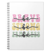 Wees moedig en wees onbevreesd notitieboek (Voorkant)