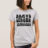 Wees moedig en wees onbevreesd t-shirt (Voorkant)