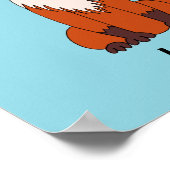 "Wees moedig" Fox Poster (Hoek)