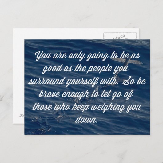 Wees moedig genoeg prijsopgave briefkaart (Voorkant / Achterkant)