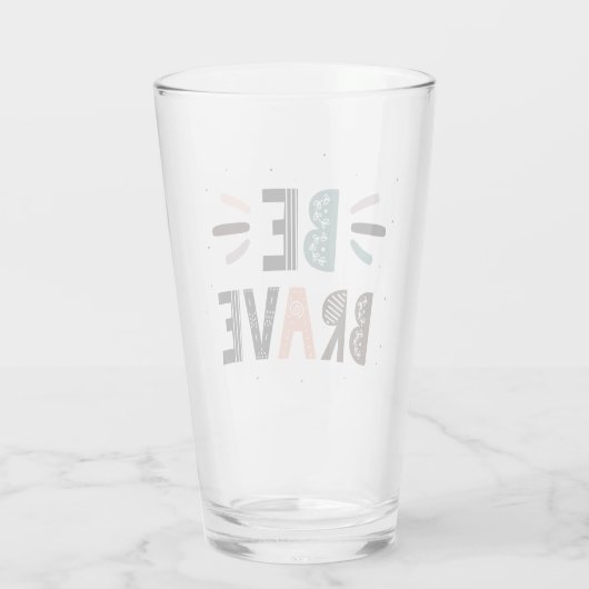Wees moedig glas (Achterkant)