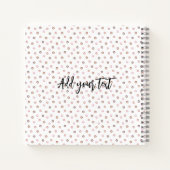 Wees moedig Husky puppy gepersonaliseerd Notitieboek (Achterkant)