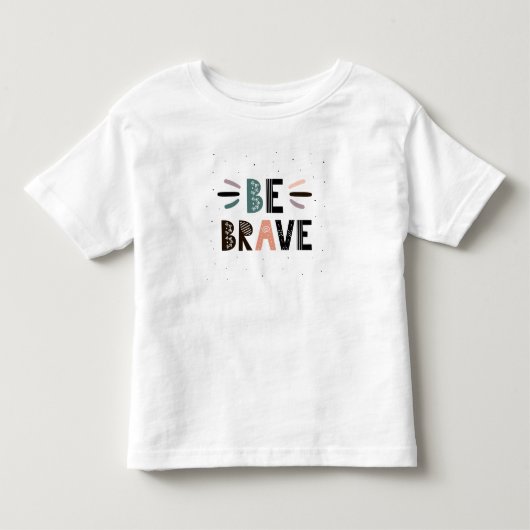 Wees moedig kinder shirts (Voorkant)