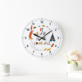 Wees moedig met fox grote klok (Huis)