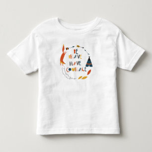 Wees moedig met fox kinder shirts
