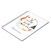 Wees moedig met fox notitieboek (Linkerzijde)