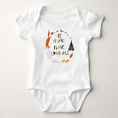 Wees moedig met fox romper (Voorkant)