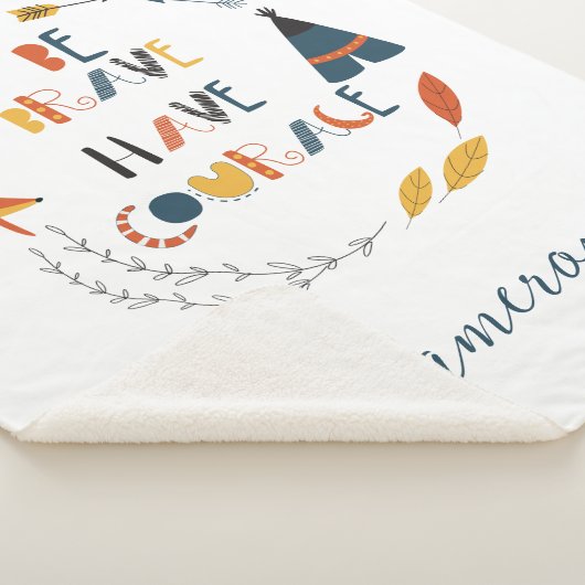 Wees moedig met fox sherpa deken (3/4)