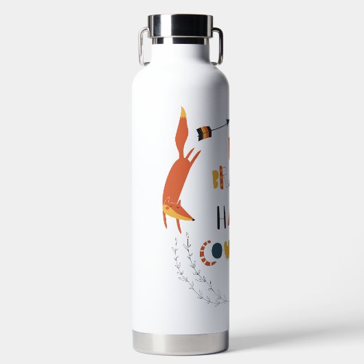 Wees moedig met fox waterfles (Voorkant)