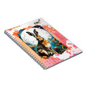 Wees moedig met je leven + haas | Notitieboek Jour (Rechterzijde)