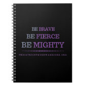 Wees moedig notebook notitieboek (Voorkant)