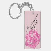 Wees moedig om Aloha Sleutelhanger te zijn (Voorkant Links)