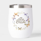 Wees moedig, Paarse gele vlinders met adem (Achterkant)