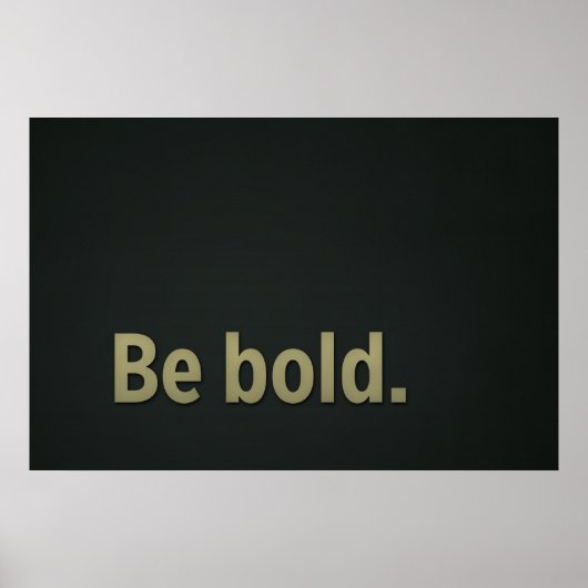 Wees moedig. poster (Voorkant)