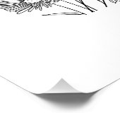 Wees moedig - Poster Print (Hoek)