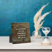 Wees Moedig - Psalm 31:24 Fotoplaat (Insitu)