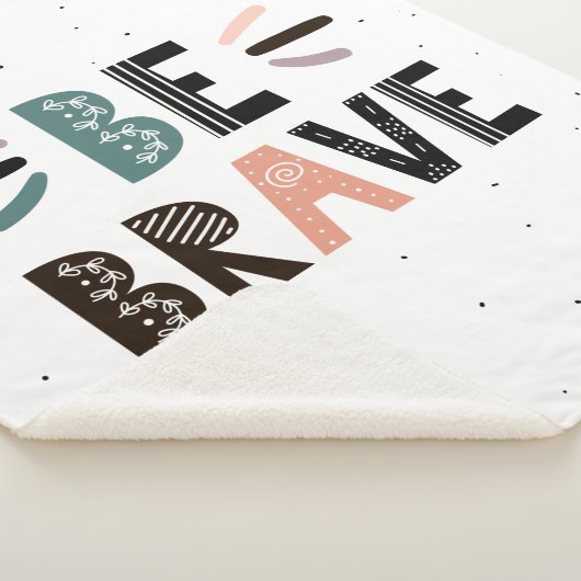 Wees moedig sherpa deken (3/4)