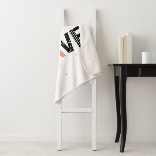 Wees moedig sherpa deken (In situ)