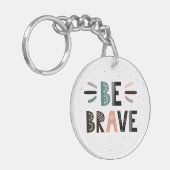Wees moedig sleutelhanger (Voorkant Links)