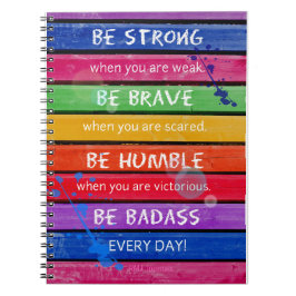 Wees moedig - Spiral Journal Notitieboek
