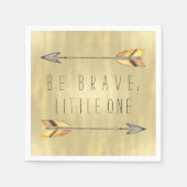 Wees moedig tribaal Baby shower Servetten (Voorkant)