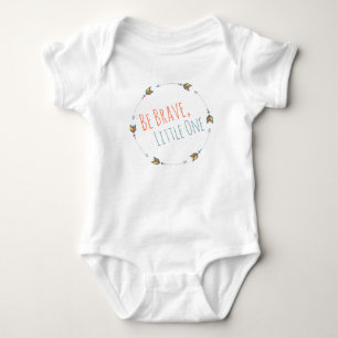 Wees moedig Tribal Arrow Boho Blauwgroen Koraal Romper