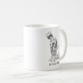 Wees moedig vandaag Motivatie Mok (Voorkant rechts)