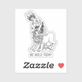 Wees moedig vandaag – Sticker