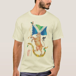 Wees moedig. Wees aardig. Ga Vegan. T-shirt