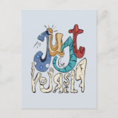 Wees moedig, wees jezelf: wees jezelf briefkaart (Voorkant)