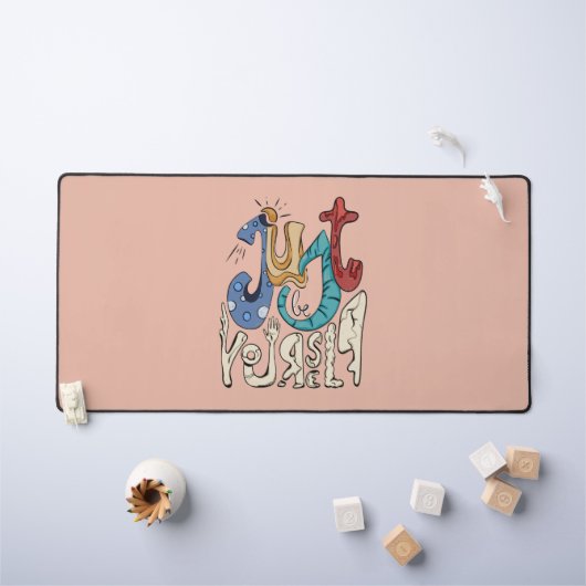 Wees moedig, wees jezelf: wees jezelf bureaumat (Kindertafel)