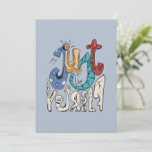 Wees moedig, wees jezelf: wees jezelf kaart (Staand voorkant)