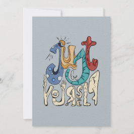 Wees moedig, wees jezelf: wees jezelf kaart