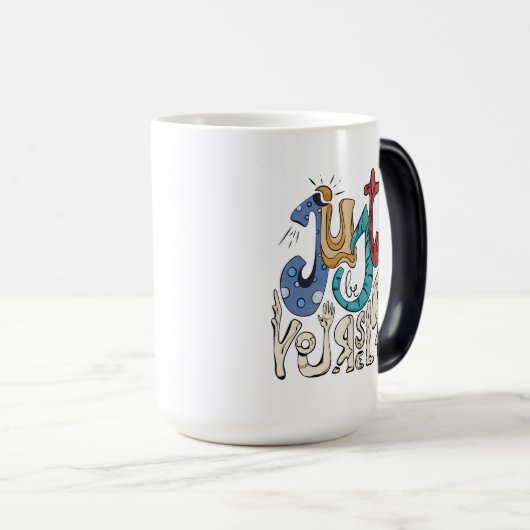 Wees moedig, wees jezelf: wees jezelf magische mok (Voorkant rechts)