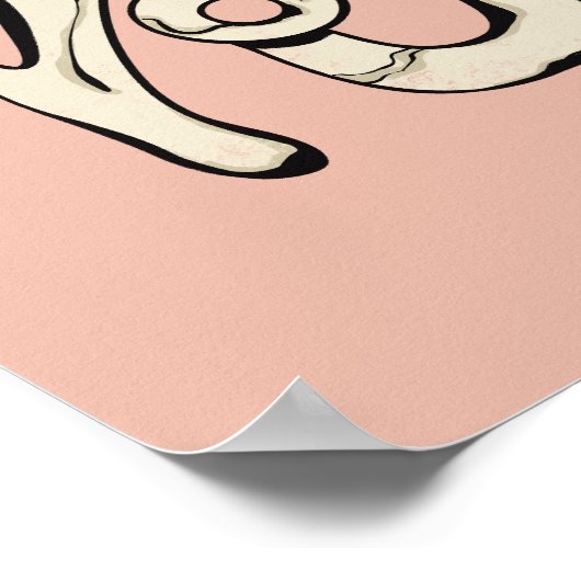 Wees moedig, wees jezelf: wees jezelf - Motivatie Poster (Hoek)