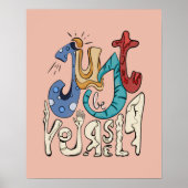 Wees moedig, wees jezelf: wees jezelf - Motivatie Poster (Voorkant)