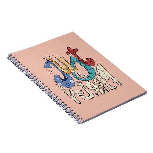 Wees moedig, wees jezelf: wees jezelf notitieboek (Rechterzijde)