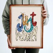 Wees moedig, wees jezelf: wees jezelf poster