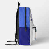 Wees moedig, wees zelfverzekerd, wees avontuurlijk bedrukte rugzak (Links)