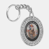 Wees mooi als je zelf op Aangepaste foto Sleutelhanger (Voorkant Links)