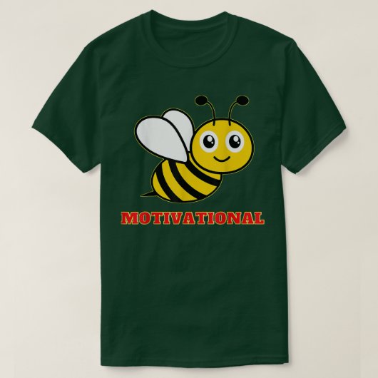 Wees Motivatie wit T-shirt (Design voorkant)