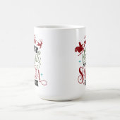 Wees Naughty en bespaar de kerstman op de reis. Koffiemok (Center)