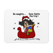 Wees Naughty Magneet (Horizontaal)