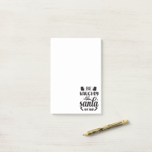 Wees Naughty Post-it® Notes (Op bureau)