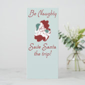 Wees Naughty Santa (Staand voorkant)