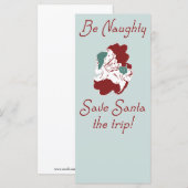 Wees Naughty Santa (Voorkant / Achterkant)