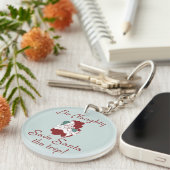 Wees Naughty Santa Sleutelhanger (Voorkant Rechts)